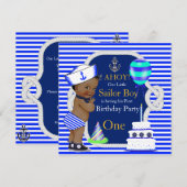 1e verjaardag van de zeemacht van de zeemacht kaart (Voorkant / Achterkant)