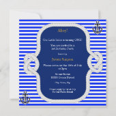 1e verjaardag van de zeemacht van de zeemacht kaart (Achterkant)