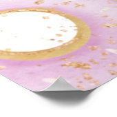 1e verjaardag van Donut Poster van het Welkome Tek (Hoek)