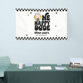 1e verjaardag van één blij ventje spandoek (Beurs)