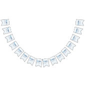 1e verjaardag van een walvis onder het Zee Vlaggetjes (Alle)