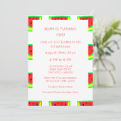 1e verjaardag van het aangepaste tijdperk van wate kaart (Staand voorkant)