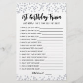 1e verjaardag van Trivia editable game (Voorkant)