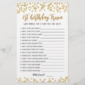 1e verjaardag van Trivia editable game (Voorkant)