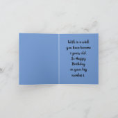 1e verjaardag Wenskaart van de Puppy Kaart (Binnen)