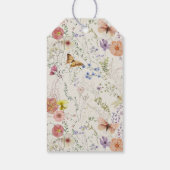 1e verjaardag Wild & Onederful Terracotta Bedankt Cadeaulabel (Achterkant)