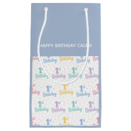 1e verjaardagscadeautas, Eerste verjaardag  Klein Cadeauzakje