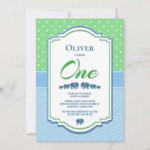 1e verjaardagsfeestje blauwe olifanten