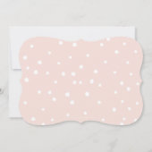 1e VERJAARDAGSFEESTJE elegant baby roze meisje ONE Kaart (Achterkant)