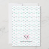 1e verjaardagsfeestje | Fun Woodland dieren Kaart (Achterkant)