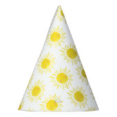 1e verjaardagsfeestje hoed rond de zon feesthoedjes (Links)