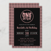 1e verjaardagsfeestje Leuke Onederful Eerste Verja Kaart (Voorkant / Achterkant)