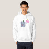 1e verjaardagsfeestje Olifant Mannen Hoodie (Voorkant volledig)