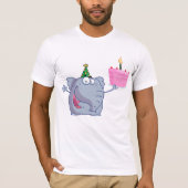 1e verjaardagsfeestje Olifant Mannen T-shirt (Voorkant)