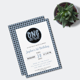 1e verjaardagsfeestje schattig onederful pastel bl kaart