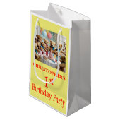1e verjaardagsfeestje Teddy Bears Party Klein Cadeauzakje (Voorkant Gekanteld)