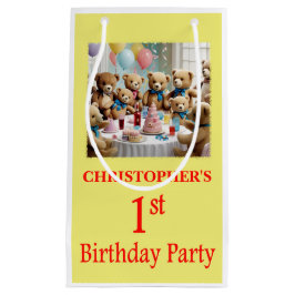 1e verjaardagsfeestje Teddy Bears Party Klein Cadeauzakje