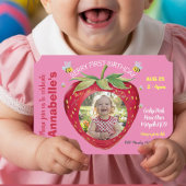 1e verjaardagsfeestje uitnodigen ticket Sweet One  Kaart