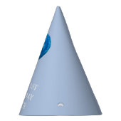 1e verjaardagsfeestje viering Blue Boy Kinder Feesthoedjes (Rechts)