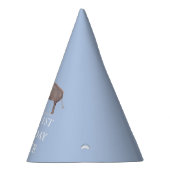 1e verjaardagsfeestje viering Blue Boy Kinder Feesthoedjes (Rechts)