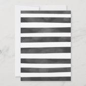 1e verjaardagsjongen Koe verjaardagsuitnodiging Kaart (Achterkant)