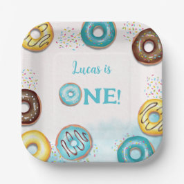 1e verjaardagspapier Bord