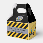 1e verjaardagspartij constructie vrachtwagen dank bedankdoosjes (Achterkant)