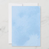 1e Verjaardagsuitnodiging, baby shower uitnodiging (Achterkant)