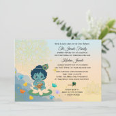 1e verjaardagsuitnodiging Persoonlijke uitnodiging (Staand voorkant)