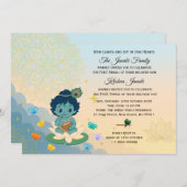 1e verjaardagsuitnodiging Persoonlijke uitnodiging (Voorkant / Achterkant)