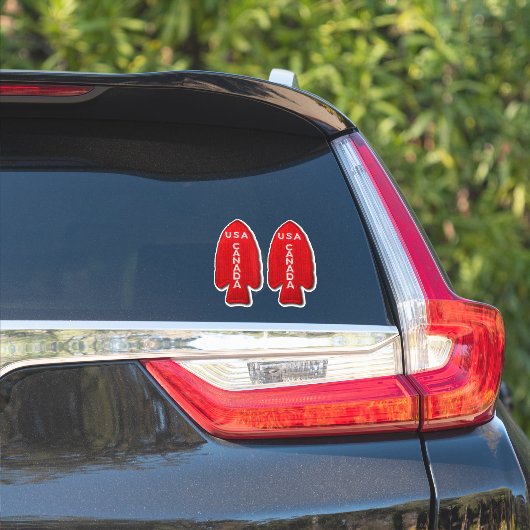 1e Veteranen van de Speciale Dienst van de Veteraa Sticker (Auto Zijkant)