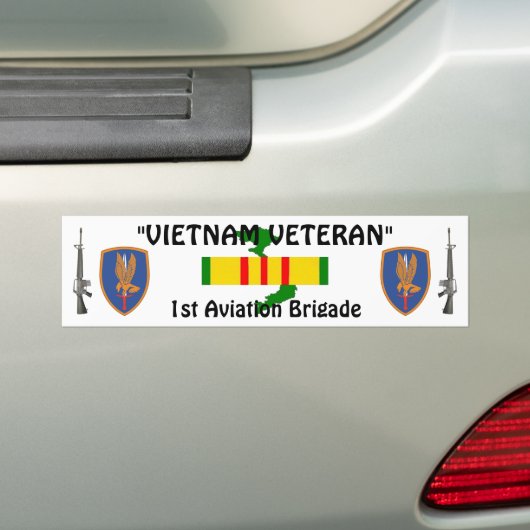 1e vliegtuigbrigade-bumper sticker (Op auto)