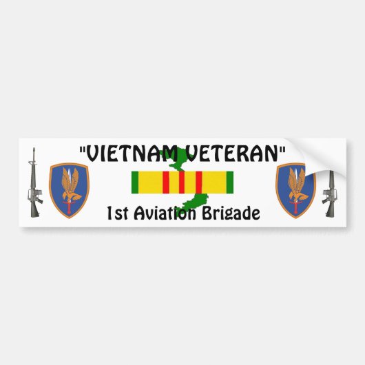 1e vliegtuigbrigade-bumper sticker (Voorkant)