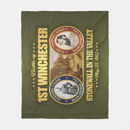 1e Winchester (FH2) Fleece Deken (Voorkant)