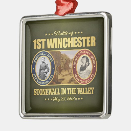 1e Winchester (FH2) Metalen Ornament (Links)