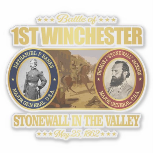 1e Winchester (FH2) Sticker (Voorkant)