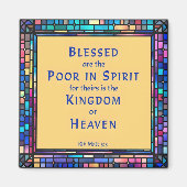 1e zaligheid van preek op de berg magneet (Voorkant)