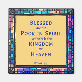 1e zaligheid van preek op de berg magneet