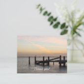 1e Zonsondergang 2017 Cocoa Beach Briefkaart (Staand voorkant)