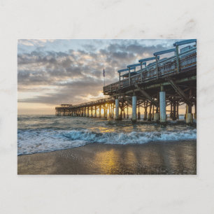 1e zonsopgang 2017 Cacaobeach Briefkaart