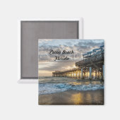 1e zonsopgang 2017 Cacaobeach Magneet (Voorkant / Achterkant)