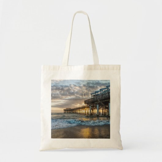 1e zonsopgang 2017 Cacaobeach Tote Bag (Voorkant)
