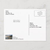 1e zonsopgang 2017 Cocacaobeach denking of you Briefkaart (Achterkant)