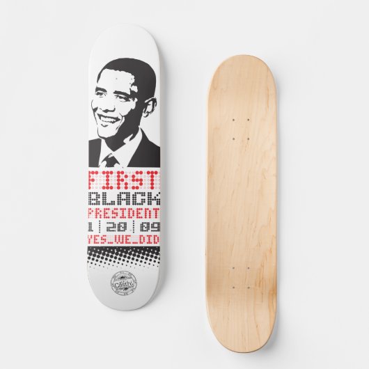 1e zwarte prez skateboard (Voorkant)