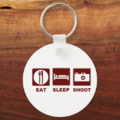 1Eet slaapBlankSHOOT Sleutelhanger (Voorkant)