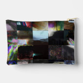 1FB1F9F4 Cyberpunk Glitch Art Mozaïek Abstract Etui (Achterkant)