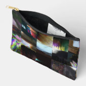 1FB1F9F4 Cyberpunk Glitch Art Mozaïek Abstract Etui (Open)