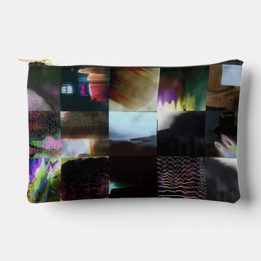 1FB1F9F4 Cyberpunk Glitch Art Mozaïek Abstract Etui (Voorkant)