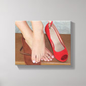 1footwonder Voeten Uitgerekte Canvas Print (Voorkant)