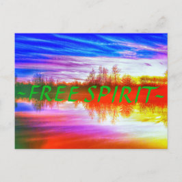 1Free Spirit Briefkaart